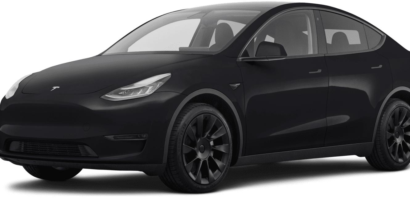 TESLA MODEL Y 2021 5YJYGDEE1MF218580 image